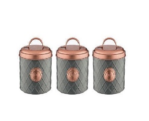 Direct Factory Wholesale Metal Sugar <b>Coffee</b> Tea <b>Jar</b> in Galvanized Kitchen Accessories Product Food <b>Storage</b> Container for Home - Product Image 2
