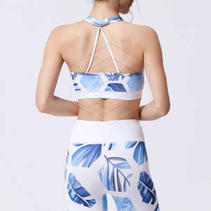 Juego de yoga para mujer con ajuste de compresión 2025 con sublimación de patrón sólido de talla grande a la venta - Product Image 5