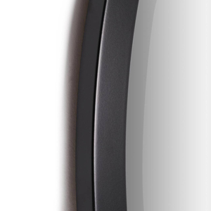 Classic Black Oval <b>Vanity</b> Wall Mirror Beveled Frame Modern Vintage Home Decoration New Arrival India Bulk Supplies Available - Product Image 4