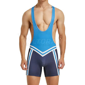 OEM Customized 100% Polyester Plus Size Wrestling <b>Singlet</b> New Design Sportswear Valtoran Wear VW-1206 220g <b>Men</b> - Product Image 6