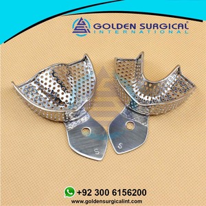 Bandeja de Impresión Dental de Acero Inoxidable Autoclavable, Bandeja para Dientes Superiores e Inferiores, Bandejas para Instrumentos de Dentadura, Instrumentos Dentales - Product Image 6