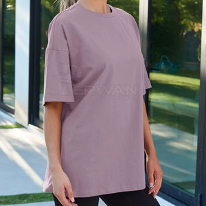 T-shirts amples décontractés pour femmes - Été - Haute qualité - Couleur unie - Respirant - Séchage rapide - Manches courtes - Polyester/coton - Product Image 5