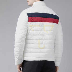 Blouson matelassé léger de qualité supérieure pour homme, design unique, style urbain, tissu tricoté respirant, service OEM pour l'hiver - Product Image 3