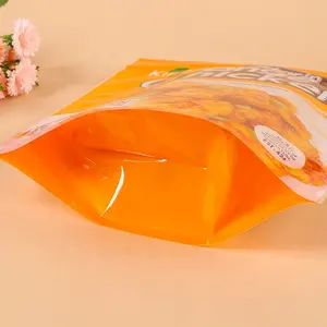 Sacs en plastique à fermeture éclair de haute qualité avec impression personnalisée du logo pour le stockage des aliments surgelés
