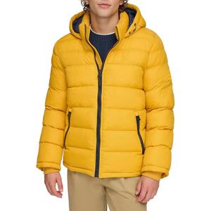 Unisex Waterproof Windproof Winter Puffer Jacket Polyester/Cotton Solid Pattern Formal Style Front Logo Zipper Closure Loose Fit - Product Image 1