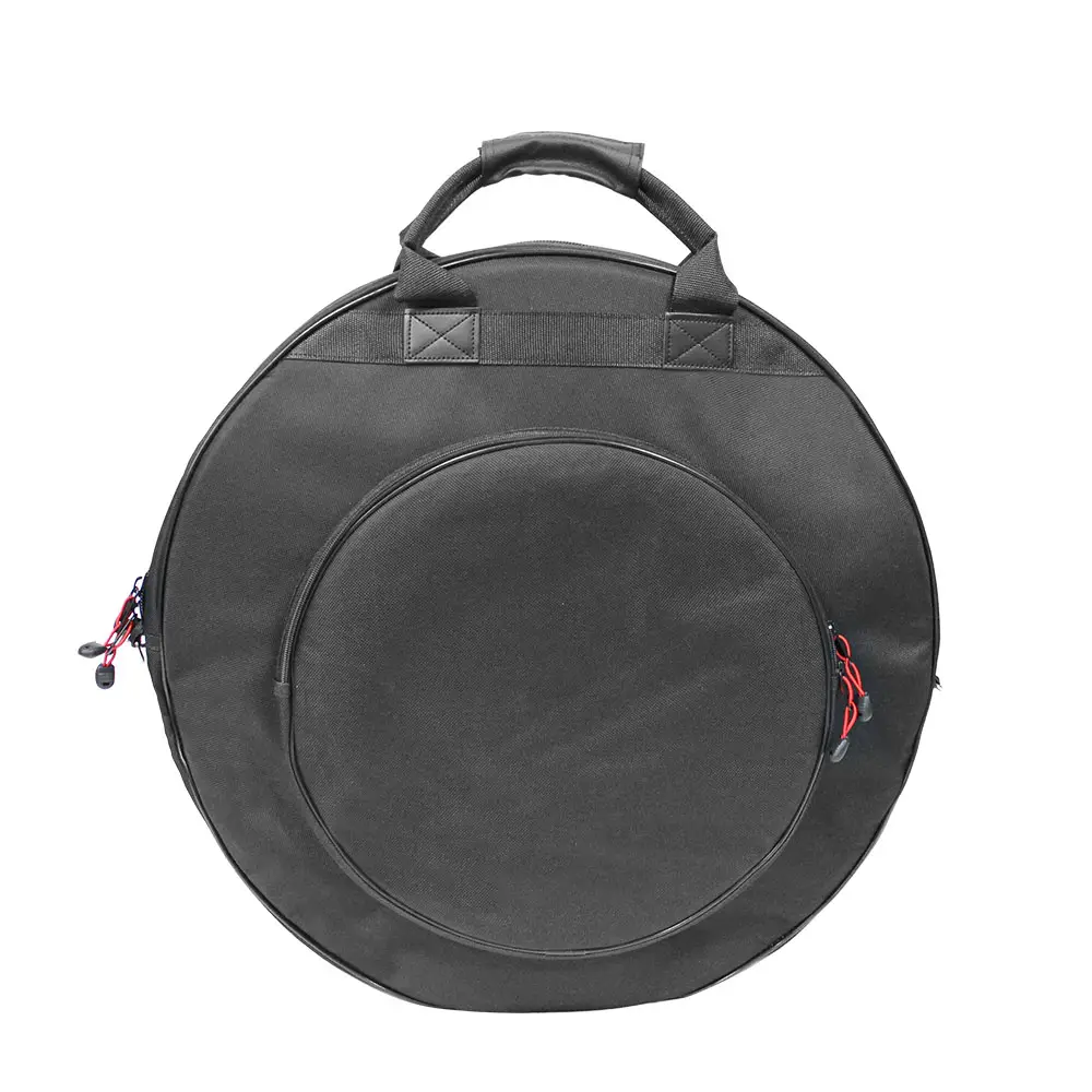 Sac en tissu Oxford Drum Cymbal Gig Bag Étui de cymbale de grande capacité avec poignée de transport et sangles de sac à dos