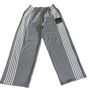 Pantalones Deportivos de Felpa Francesa de 400 Gsm, Estilo Urbano, Pierna Ancha, Etiquetas con Logotipo Personalizado, Pantalones Deportivos a Rayas para Hombre - Product Image 2