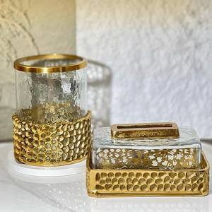 Stylish Mango Wood & Casted Aluminium Napkin <b>Holder</b> Elegant <b>Tissue</b> <b>Box</b> Made In" - Product Image 2