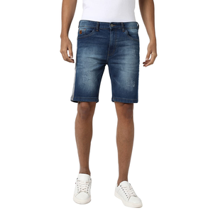 Bangladesh กางเกงยีนส์ขาสั้นสำหรับผู้ชายกางเกงขาสั้นผ้ายีนส์คุณภาพสูงออกแบบเองระบายอากาศได้ดีเป็นมิตรกับสิ่งแวดล้อมถักสบาย - Product Image 4