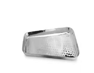 Plateau de service alimentaire de taille personnalisée de forme rectangulaire plateau en acier inoxydable décor à la maison vintage vaisselle plateau de service alimentaire - Product Image 4