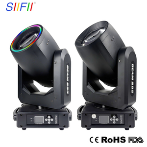 Luzes de Palco Mini Beam 295W RGBW para Festas, Luz Móvel 14R com Prismas Duplos, Efeito DMX512 Sharpy para DJ e Bar, IP33 Ra80 - Product Image 1