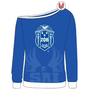 Zeta Phi Beta transpirable fuera del hombro Algodón en blanco al por mayor Personalizado de alta calidad de gran tamaño unisex de alta calidad Camisetas de mujer - Product Image 4