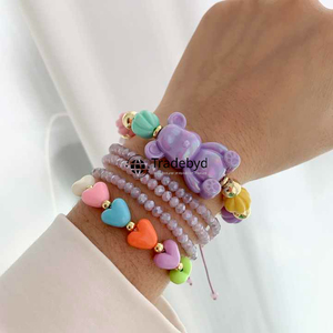 Tradebyd Handmade Resin <b>Bracelets</b> Stylish Fashion Jewelry <b>for</b> Women <b>Girls</b> Gift and Everyday Wear - Product Image 5