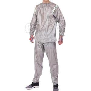 Best Sale Body Fitness Sauna Suit Custom Logo New Arrival <b>Sliming</b> Sauna Sweat Suit for Men - Product Image 5