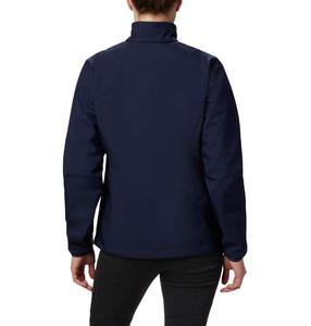 Chaqueta de Forro Polar Azul Marino para Mujer, Cierre Completo, Cuello Alto, Casual, Resistente al Viento, para Otoño, Corte Regular, Material de Poliéster - Product Image 6