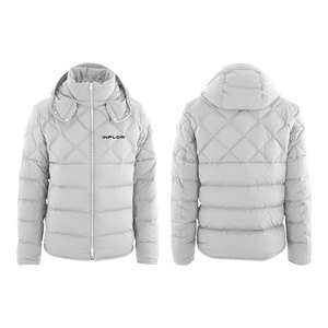 <b>men's</b> jackets Plus size Custom Unisex Winter Puffer Jacket Warm Windproof Down <b>Hoodie</b> Zipper Closure Casual Insulated Jacket - Product Image 5