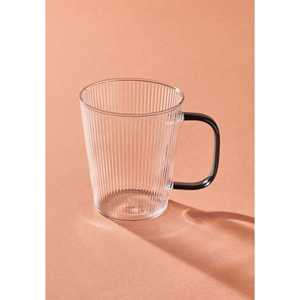 Taza de cerámica de vidrio borosilicato a rayas de 400 ml - Product Image 3