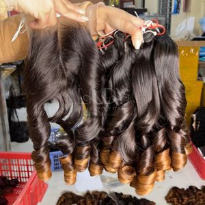 Ensemble d'extensions de cheveux de qualité supérieure avec fermeture, couleur personnalisée de vrais cheveux humains - Product Image 2