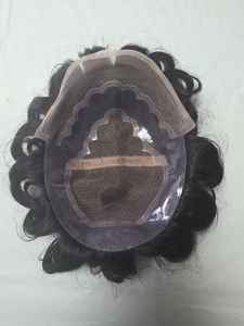 Peluca de Cabello Humano Virgen BD de Modelo Bollywood Taz, Prótesis Capilar de Cabello Indio Suave para Hombres, Tupé Remy - Product Image 2