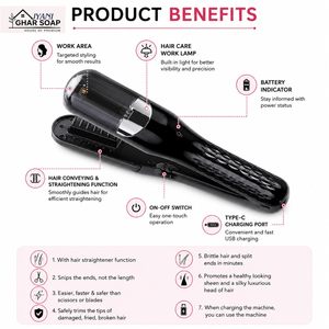 Hair <strong>Trimmer</strong> and Cordless <strong>Split</strong> <strong>End</strong> Remover Hair <strong>Split</strong> <strong>Ends</strong> for Women Hair Care Portable Electric USB Hair Clippers <strong>Trimmer</strong> - Product Image 5