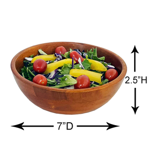 Petits bols en bois artisanaux pour bijoux et bibelots Bols à salade en bois motifs sculptés paramètres de table uniques Bol en bois de luxe - Product Image 2