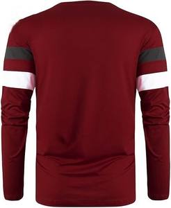 เสื้อยืดแขนยาวผ้าคอตตอน100% สำหรับผู้ชายระบายอากาศได้ดีแห้งเร็วชุดฝึกเล่นกีฬาในยิมปรับแต่งได้คุณภาพสูง - Product Image 2