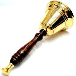 Cloche de table en laiton Antique fabriquée à la main, Design personnalisé, prix de gros provenant de l'inde, offre spéciale - Product Image 2