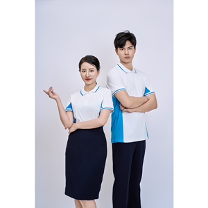 Camiseta FMF Vietnamita Regular de 200 Gramos, de Punto de Poliéster, de Secado Rápido, Ligera, con Ribete Azul Cielo Blanco, de Manga Corta y Botones - Product Image 4