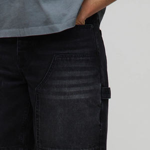 Nouveaux shorts en jean légers et respirants pour hommes, personnalisés, avec broderie et poches, tendance été 2026 - Product Image 3