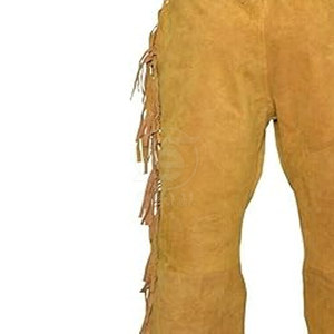 Pantalon pour homme de style nouveau, pour usage extérieur, lavé, de qualité supérieure, couleur unie, franges en daim, pantalon en cuir pour homme à prix avantageux - Product Image 5