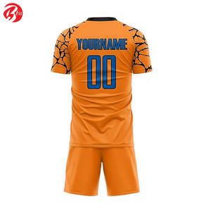 Highest Quality Adults Soccer Wear Automated Cutting Football Jersey Set-Training Wear Tops Shirts Uniforms - Product Image 4