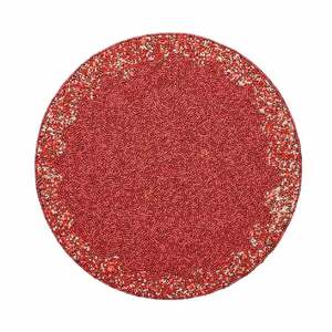 Mantel de mesa con cuentas de cristal Rectangular crema y dorado de alta calidad, tapete de mesa decorativo hecho a mano, placa de cargador con cuentas - Product Image 5