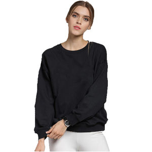 Sweat-shirt oversize en coton pour femme, logo 3D premium, pull oversize en gros, sweat-shirt pour femme - Product Image 2