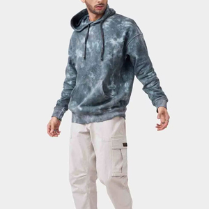 Sweat-shirt vintage en molleton français délavé à l'acide, en coton mélangé, poids lourd, personnalisé, pour homme, prix bas - Product Image 4