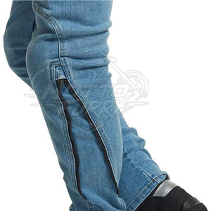 Pantalon en jean droit pour homme, 100% coton, coupe ample et décontractée, tenue décontractée confortable pour les voyages en week-end et les activités de plein air - Product Image 6