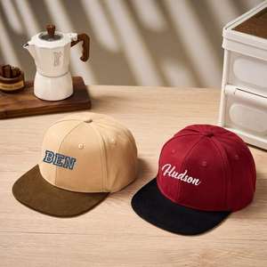 Fabricant de chapeaux au Vietnam, vente en gros de chapeaux classiques personnalisés avec broderie 3D en coton, casquette snapback à 6 panneaux pour le sport de plein air - Product Image 1