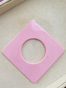 2025 nouveauté audacieux été bohème mode Bracelet rose couleur carré résine bijoux pour femmes - Product Image 6