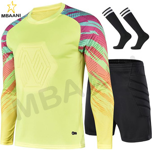 Ensemble maillot et short de gardien de but de football pour garçons, tenue de gardien de but à manches longues pour enfants et jeunes - Product Image 2