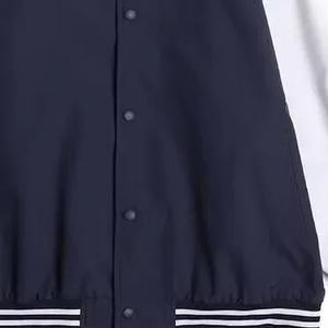 เสื้อแจ็กเก็ตมีคอปกด้านหน้าสำหรับทุกเพศเสื้อแจ็กเก็ตทีมมหาวิทยาลัยสำหรับฤดูหนาวโลโก้ตามสั่ง - Product Image 4