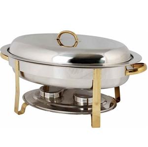 9qt Stainless Steel Chafing Dish <b>Food</b> <b>Heater</b> Buffet Stove Hot Pot Heating Pot Commercial Rectangular Buffet Server and Warmer - Product Image 3