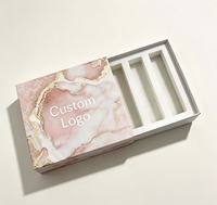 Boîte cadeau miniature pour parfum avec tiroir coulissant personnalisé, boîte en papier rigide avec insert en mousse EVA pour échantillon de parfum