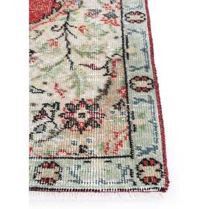 Tapis en laine noués à la main de grande taille, style vintage, motif médaillon rouge-orange classique, pour la maison, le couloir, design rectangulaire, recyclé - Product Image 4