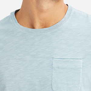 Camiseta Deportiva de Gimnasio para Hombre, 100% Algodón de Alta Calidad, Impresión Personalizada, Transpirable, Casual, Colores Sólidos Personalizados, Camisetas Tri-blend - Product Image 2