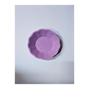 Classic 6-Piece Melamine Purple Tea <b>Saucer</b>/Coaster Set Unbreakable & Durable for Tea <b>Cups</b> & <b>Saucers</b> - Product Image 1
