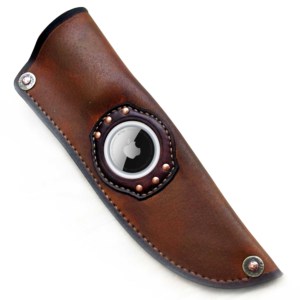 Gaine en cuir d'étiquette d'air de grain riche de prix usine de vente chaude faite à la main pour des couteaux à lame fixe - Product Image 4