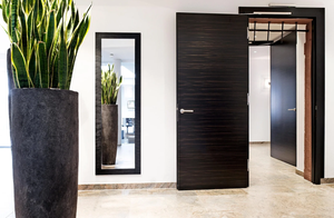 Puerta de Panel Compuesto de Madera y Plástico, Diseño Resistente al Agua, Antimoho y Retardante de Fuego, Puerta de Baño WPC, Gran Venta en el Medio Oriente - Product Image 6