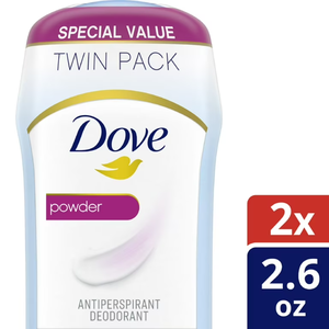 Dove Fresh All Day Underarm Sweat & Odor Protection <b>Antiperspirant</b> <b>Deodorant</b> Twin Pack, 2.6 oz - Product Image 4