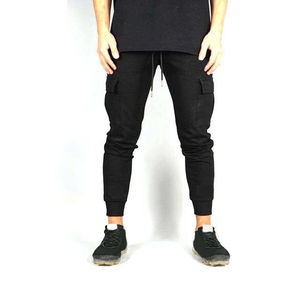 กางเกงขายาวผู้ชาย, กางเกงผู้ชายผ้าฝ้าย100% ฤดูใบไม้ร่วงและฤดูหนาวลำลองขนาดใหญ่มีกระเป๋า - Product Image 5