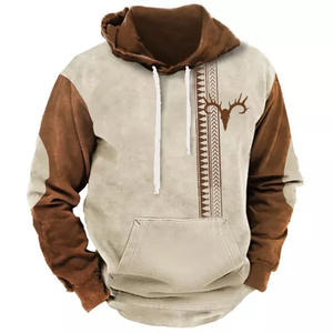100% Cotton Hooded Man Hoodi Oversized Hoodie Men Vintage Pullover Casual Hooded <b>Sweatshirt</b> <b>Retro</b> Pullover Streetwear - Product Image 3