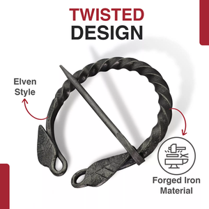 Cuchillos medievales hechos a mano personalizados estilo medieval forjado a mano naturalezas decorativas Bounty vikingo broche joyería - Product Image 2